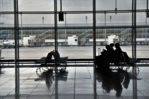 instant alerts assisting with an airport cyber attack